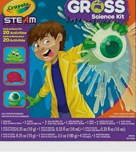 New kids crayola gross science kit 20 activities